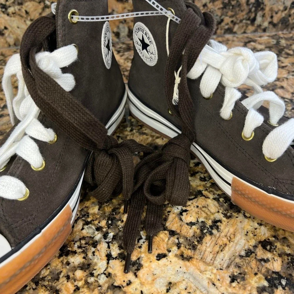 Converse Chuck Taylor All Star Eva Lift Brown Leather High Top Y6 A13366C